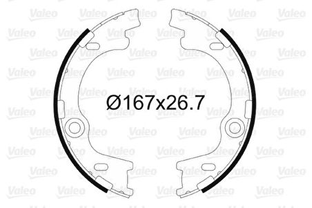 Hyundaı El Fren Balatası Sportage 04 10 Ceed 06 12 İx35 10 13 İ30 07 12 - Valeo 564186