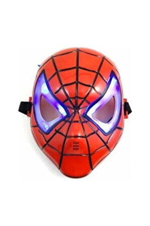 Spiderman Ağ Fırlatan Ok Atan Eldiven Işıklı Örümcek Adam Maskesi