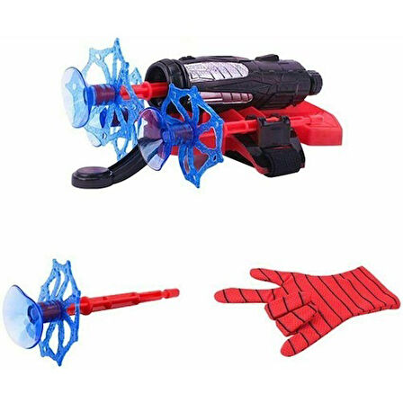 Spiderman Ağ Atan Eldiven - Örümcek Adam Eldiven - Spiderman Dart Blaster