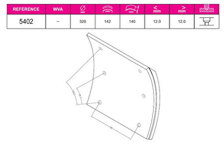 Mitsubıshı Ticarı Fren Balatası Arka Yaprak Mitsubıshı Fuso Canter - Beser 5402
