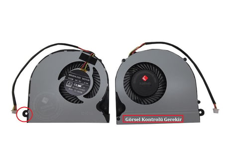 Clevo, Monster, Casper P650RE, P670HS Notebook Fanı (3 Pin) 12-6-P6508-108 (Sol) / FAN075
