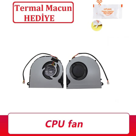 Clevo, Monster, Casper P650RE, P670HS Notebook Fanı (3 Pin) 12-6-P6508-108 (Sol) / FAN075