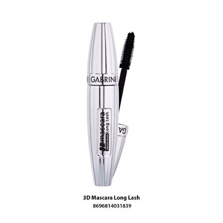 Gabrini 3D Silicon Brush Long Lash Silikon Fırça Siyah Rimel