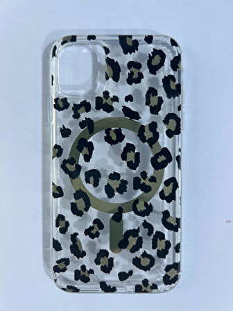 ARMORİX İPHONE 11 MAGSAFELİ GOLD VE SİYAH DESENLİ KILIF