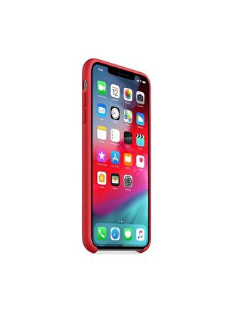 Iphone X-Xs Apple Logolu Lansman Silikon Kılıf