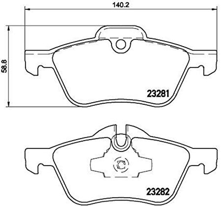 Mini Cooper Fren Balatası On Mini R50 R52 R53 - Valeo 671413