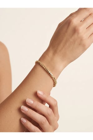 14 K Grid Vip Gold Bileklik