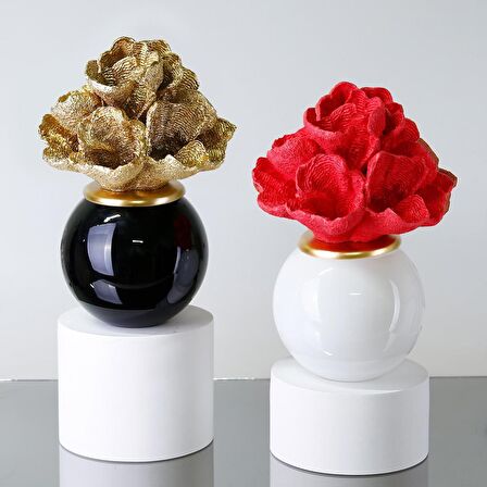 Orion Cam Küp Beyaz Kırmızı