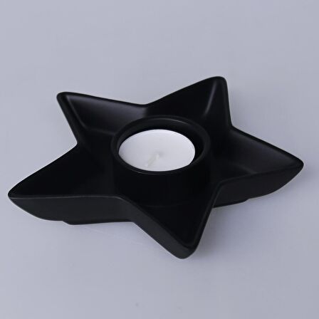 Evora Tealight Mumluk Siyah