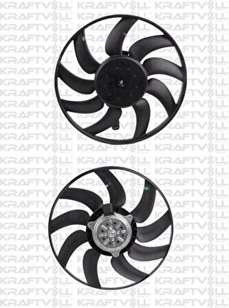 Vag Fan Motoru 400w 400mm Audı A4 13>16 A5 12> Q5 13> - Kraftvoll 08120082