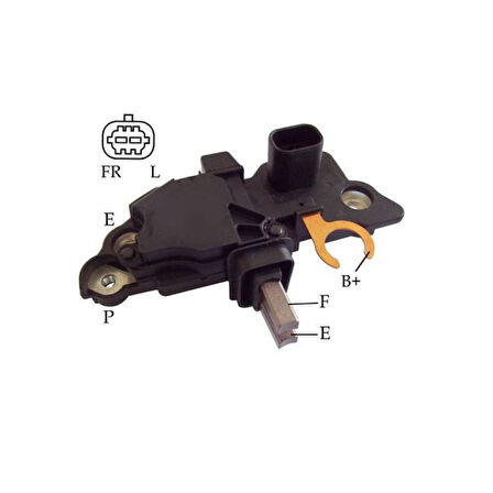 Opel Alternator Konjektor 12v Opel Vectra C - Zafıra 1.9 Cdti / Saab 9-3 1.9 Tid - 1.9 Ttid 140 Amp - Yunyı 04-129