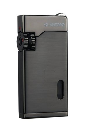 Quantoro Çift Torch Pürmüz Gunmetal Metal Puro Çakmağı - TRZ1144