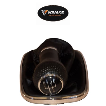 VW Golf 4 MK4 Bora 98-04 5 İleri Dar Tip Dizel Krom Siyah Vites Topuzu 1J0711113EG