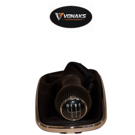 VW Golf 4 MK4 Bora 98-04 6 İleri Dar Tip Dizel Krom Siyah Vites Topuzu 1J0711113EG
