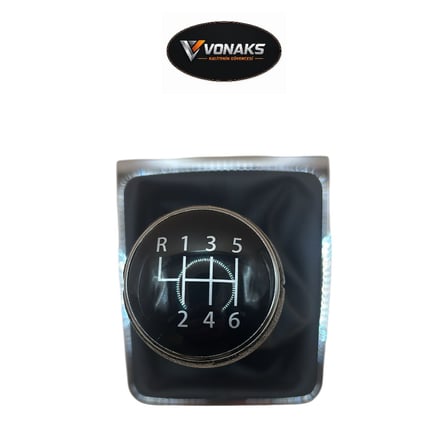 VW Passat B6 B7 CC 05-13 6 İleri Krom Siyah Vites Topuzu