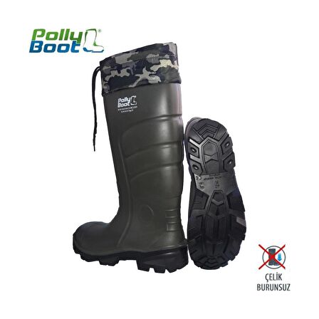 Polly Boot Outdoor Çizme Su Geçirmez Avcı Botu Diz Altı Uzun Konç