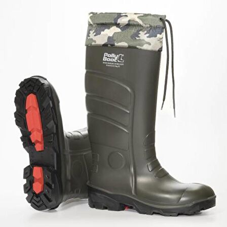Polly Boot Outdoor Çizme Su Geçirmez Avcı Botu Diz Altı Uzun Konç