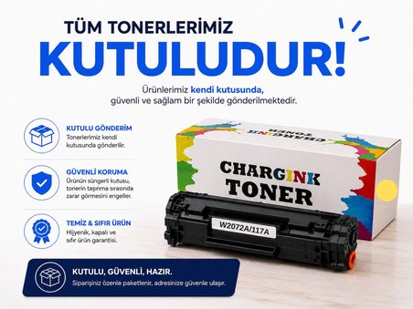 HP 117A W2072A Sarı Muadil Toner Çipli