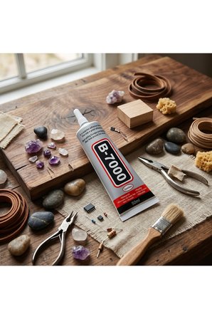 B-7000 Çok Amaçlı Güçlü Yapıştırıcı 50 Ml Cep Telefonu Ekran Takı Cam Kumaş Ve Ayakkabı Tutkalı