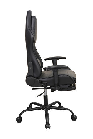 Adore Gaming ProX Oyuncu Koltuğu Siyah S. Deri 71x77,5-126x136 cm