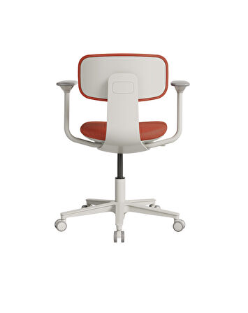Tesla Comfort Çalışma Koltuğu - Koyu Turuncu Kumaş 61x74-86x60 cm