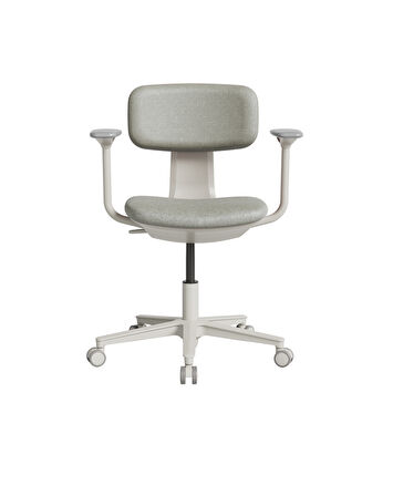 Tesla Comfort Çalışma Koltuğu - Gri Kumaş 61x74-86x60 cm
