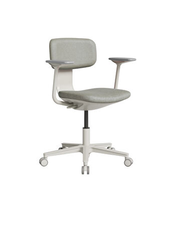 Tesla Comfort Çalışma Koltuğu - Gri Kumaş 61x74-86x60 cm