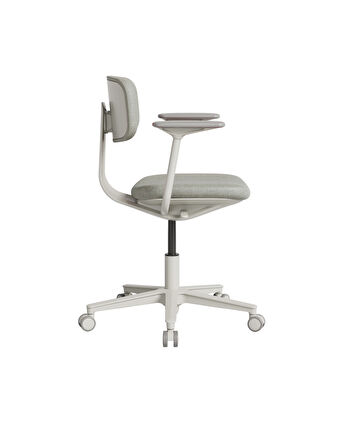 Tesla Comfort Çalışma Koltuğu - Gri Kumaş 61x74-86x60 cm
