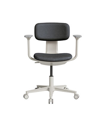 Tesla Comfort Çalışma Koltuğu - Koyu Gri Kumaş 61x74-86x60 cm