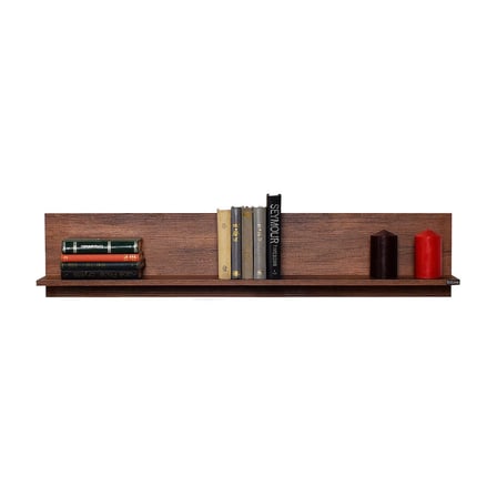 Dekoratif Duvar Rafı - Koyu Ceviz (oslo Ceviz) 120x25x20 Cm (gxyxd)