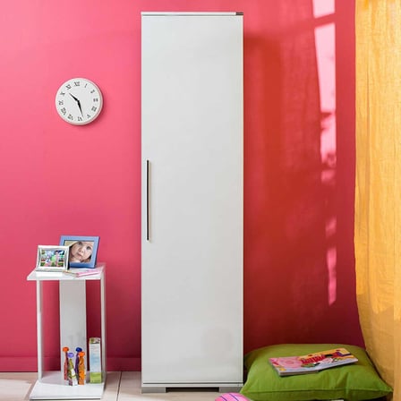Adore Mobilya Diamond Kapaklı Dolap 8 Bölmeli - Lake Beyaz