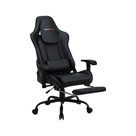 Adore Mobilya Gaming Combo Profesyonel Oyuncu ve Çalışma Koltuğu-Siyah 71x130-139,5x58 cm (GxYxD)