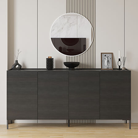 Sephia Yemek Odası Aynası Yuvarlak - Diamond Beyaz 72x2x72 cm