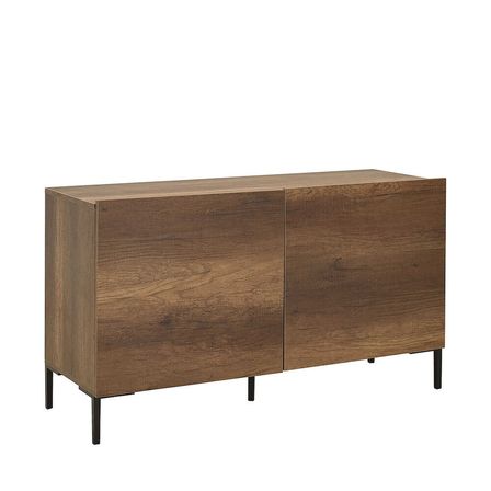 Roma 2 Kapaklı Modüler Tv Ünitesi - Koyu Ceviz (oslo Ceviz) 120x70x43 Cm (gxyxd)