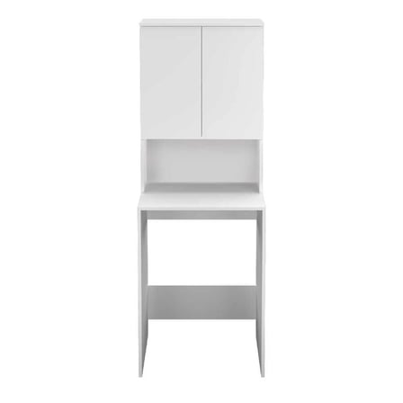 Adore Mobilya Çamaşır Makinesı Dolabı-Mat Beyaz 65x182x60 cm (GxYxD)