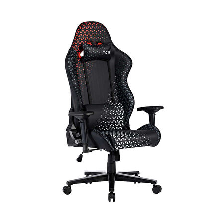 Adore Mobilya Gaming Ares Profesyonel Oyuncu ve Yönetici Koltuğu-Siyah-Kırmızı 45x126-133,5x71,5 cm (GxYxD)