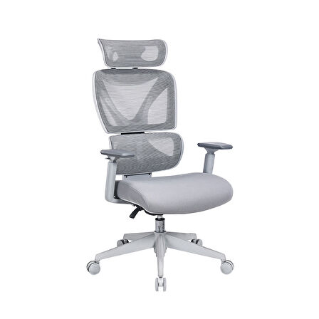 Unique-S Yönetici ve Çalışma Koltuğu-Gri 74x117.5-127x65.5 cm