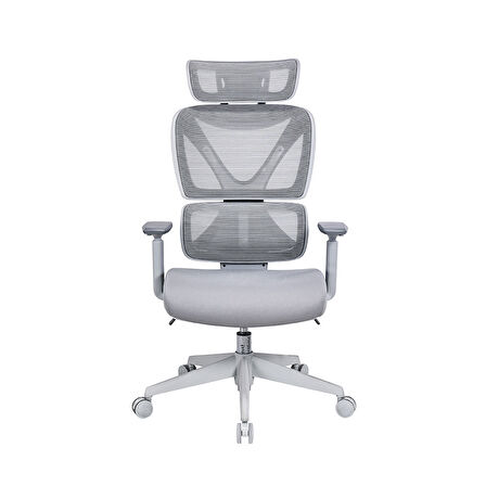 Unique-S Yönetici ve Çalışma Koltuğu-Gri 74x117.5-127x65.5 cm