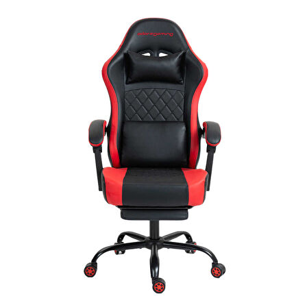 Adore Gaming Throne Oyuncu Koltuğu - Siyah/Kırmızı S.Deri 62x117-127x62 cm