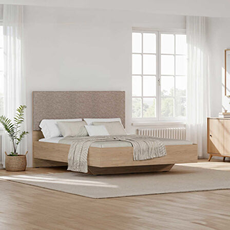 Oryana Çift Kişilik Karyola - Florida Meşe 171x120x206 cm