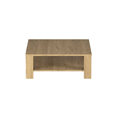 New Line Kare Orta Sehpa - Florida Meşe 90x42x90 cm