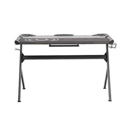 Ryze Extreme Karbon Fiber RGB Oyuncu Masası - Siyah 120x60x76 cm