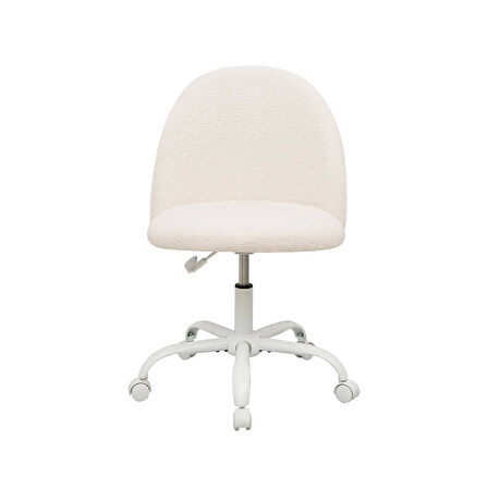 Curve Çalışma Sandalyesi - Beyaz 61x58,5x81,5-91 cm