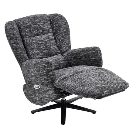 Trendy Baba ve Dinlenme Koltuğu - Otomatik Kontrol Koyu Gri 78x112x88 cm