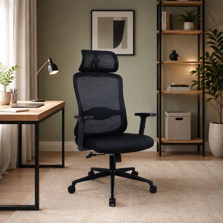 Tempo-X Ergonomic Yönetici ve Çalışma Koltuğu File Siyah 68x116-126x66 cm