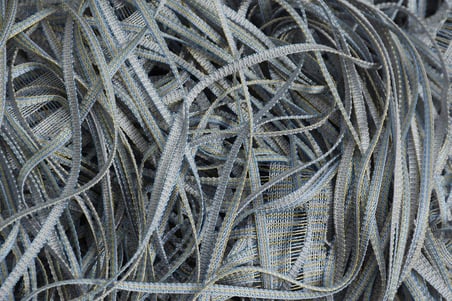 DÜZ İP PERDE GRİ ÇİFT RENK HAZIR İP PERDE 300 X 280 cm