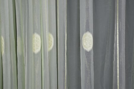 ORGANZE 1925 KREM RENK 5_3 Hazır dikilmiş Pileli Fon Perde 300*260 cm