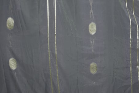 ORGANZE 1925 KREM RENK 5_3 Hazır dikilmiş Pileli Fon Perde 300*260 cm