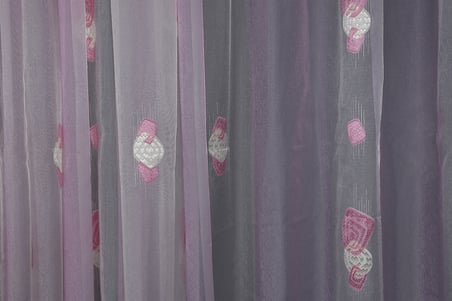 ORGANZE 2350 KREM RENK 5_3 Hazır dikilmiş Pileli Fon Perde 300*260 cm