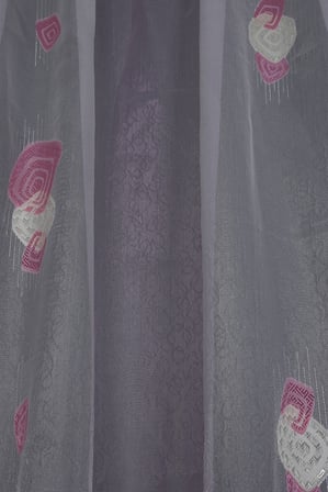 ORGANZE 2350 KREM RENK 5_3 Hazır dikilmiş Pileli Fon Perde 300*260 cm